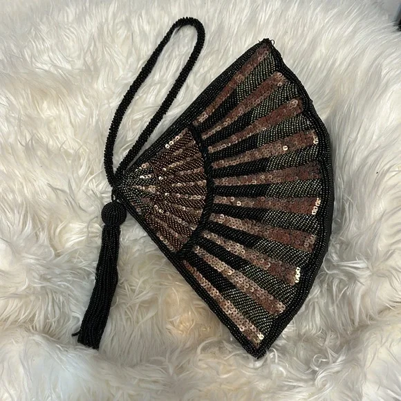 Chic Beaded Fan Clutch by Chico’s - Picture 2 of 11